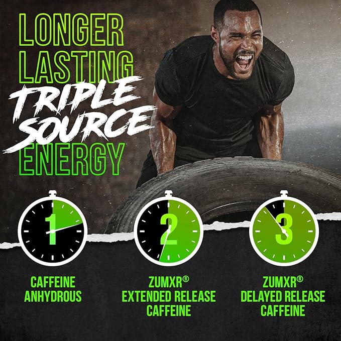 ALPHA LION Superhuman Burn 2-in-1 Metabolism Booster Pre Workout, Weight Loss Supplement, Appetite Suppressant, Fat Loss Support, Energy & Focus Powder (21 Servings, Hulk Juice)