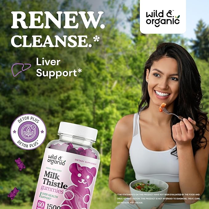 Wild & Organic Milk Thistle Gummies & Beet Root Gummies