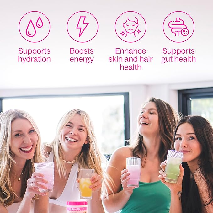 Unflavored Daily Fiber Supplement Powder with Collagen, Probiotics & Electrolytes | Supports Digestive Health, Gut Balance & Debloating, Sugar Free | 30 Servings