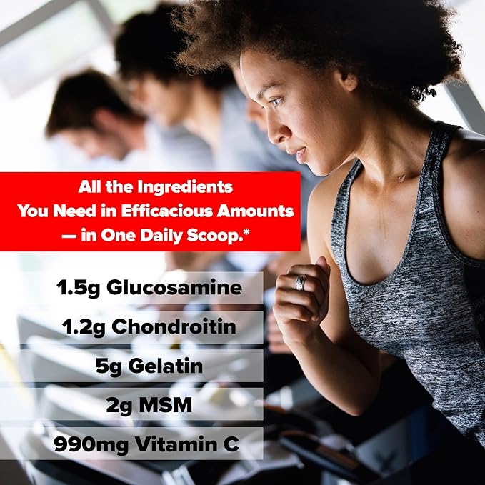 Labrada Nutrition Elastijoint, Fruit Punch, Glucosamine Joint Support Supplement Powder for Men & Women, Health Supplement with MSM, Glucosamine Chondroitin MSM - Gluten-Free