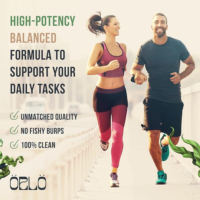 Orlo Omega 3 - Triple Strength Vegan Omega3s Supplement - Plant Based DHA & EPA Fatty Acids - Algae Omega-3 Oil - Krill or Fish Oil Alternative (120 Mini Softgels)