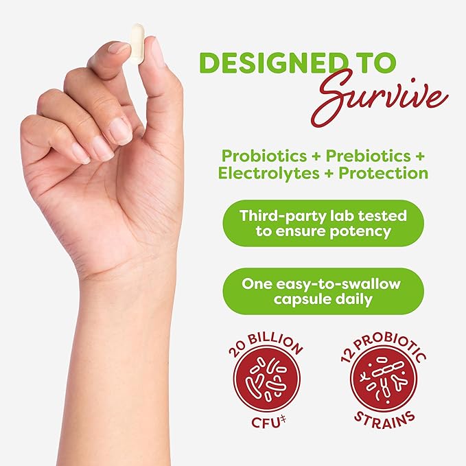 Probulin Colon Support Probiotic Supplement, Daily Gut, Digestive, and Immune Health Probiotics Capsules for Men and Women, 20 Billion CFU, Vegan, 90 Count Bottle