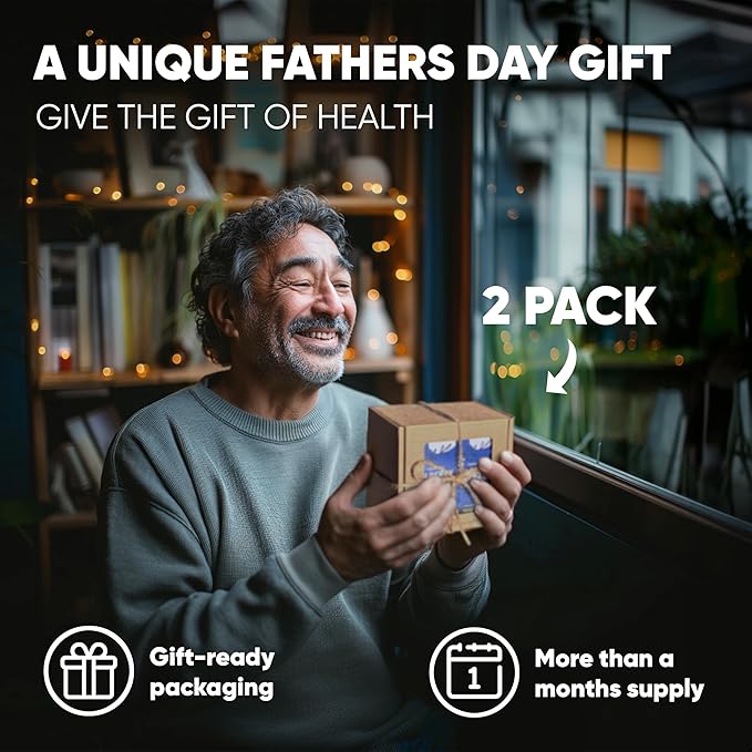 Father's Day Gift for Grandpa - USDA Organic Wild Bilberry Extract Bundle 2x3.4oz Liquid Extract + Organic Wild Blueberry Powder 5oz - Wellness Gift for Eyes & Superfood Extract
