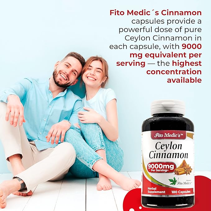 Lab | ceylon cinnamon |9000 mg Equivalent| 180 caps| cinnamon supplements | ceylon cinnamon capsules | cinnamon capsules | cinnamon pills | ceylon cinnamon organic | Ultra high Absorption.