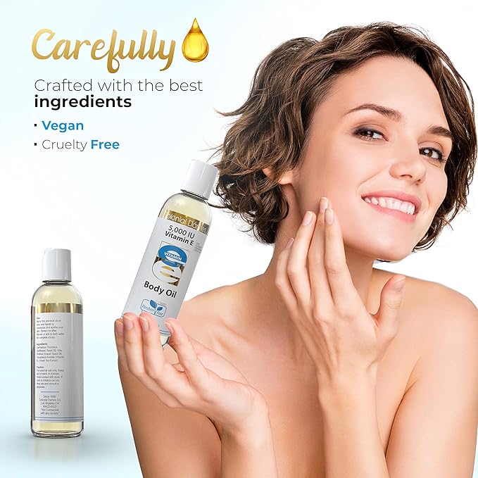 Colonial Dames 5,000 IU Vitamin E Oil Blend Skin Therapy Oil for Whole Body Vitamin E Body Oil for Hydrated Healthy Skin