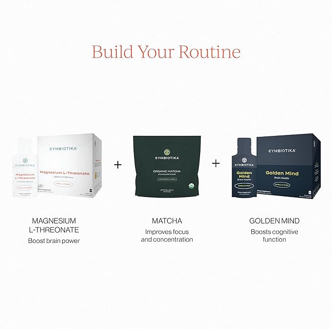 CYMBIOTIKA Magnesium L-Threonate – High-Absorption Magnesium for Brain Health, Memory, Focus & Stress Support – Promotes Mental Clarity, Relaxation & Mood Balance – Fast-Acting Liquid – 60 Servings