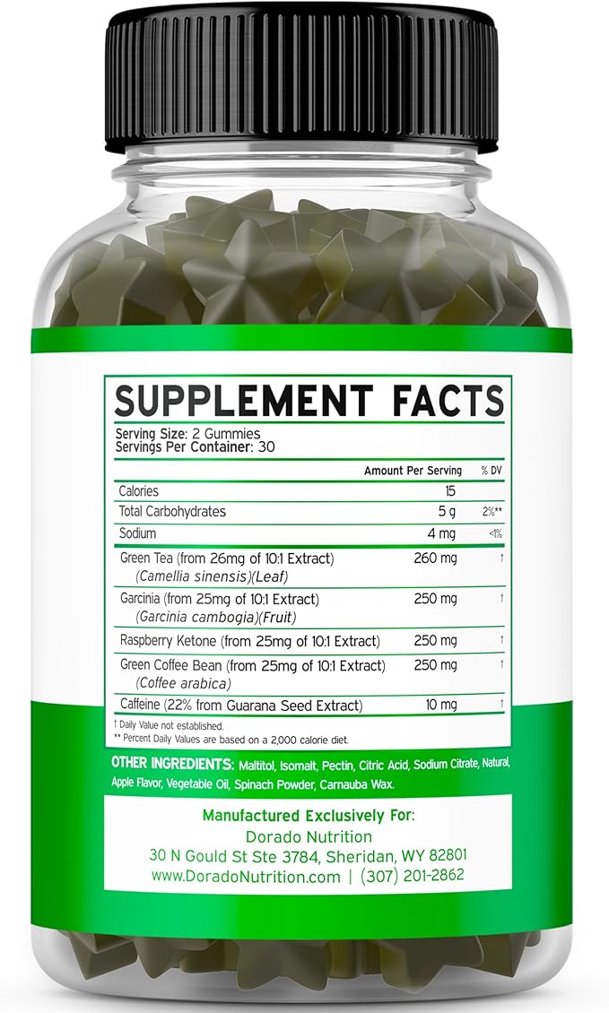 Green Tea Fat Burner Weight Loss (60 Gummies) Appetite Suppressant Weight Loss Supplement for Men & Women and Glucosamine Chondroitin Joint Supplement (60 Count) Joint Supplements for Adults
