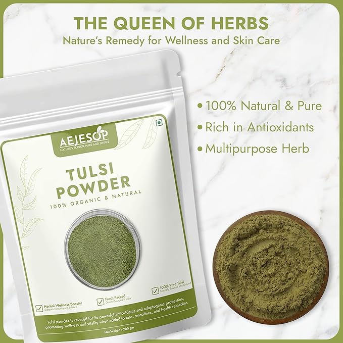 Tulsi (Holy Basil) Powder | Ocimum Sanctum, 7oz (200g)