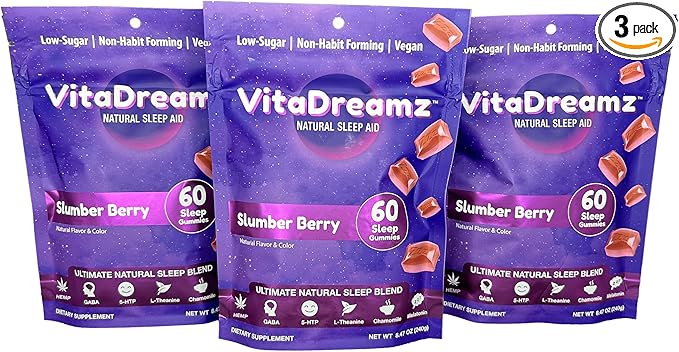 SleepEZ Pillowz - 60 Gummies (Pack of 3)