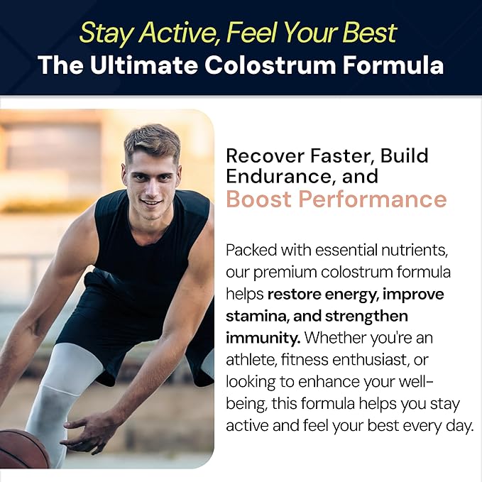 Colostrum Supplement by L11 with Lactoferrin Biotin Zinc & Vitamin D | Bovine Colostrum Powder for Peak Athletic Health, Gut Health, Muscle & Immune Support | 1500mg Colostrum - Chocolate, 30 Servings