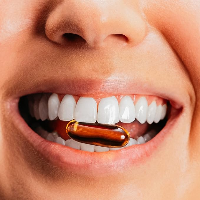 True Grace Omega-3 Fish Oil - 60 Softgels - 1400 mg EPA + DHA - Brain, Heart, Joint & Immune Health - Organic, Gluten Free, Soy Free
