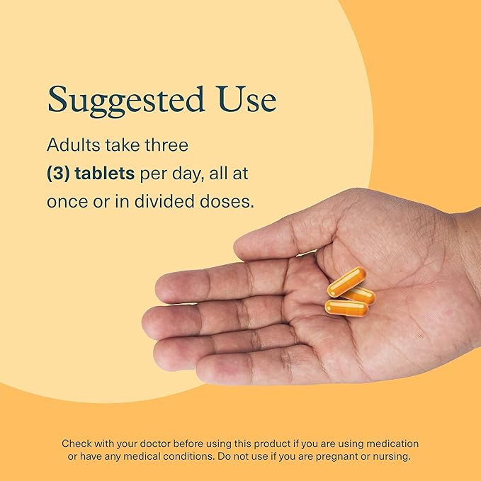 Youtheory Turmeric Advanced - 450 mg Turmeric Supplement - with 15 mg Black Pepper & 300 mg Olive Leaf Extract - Curcumin Joint Support* - Soy, Dairy & Gluten Free - 120 Vegetarian Tablets