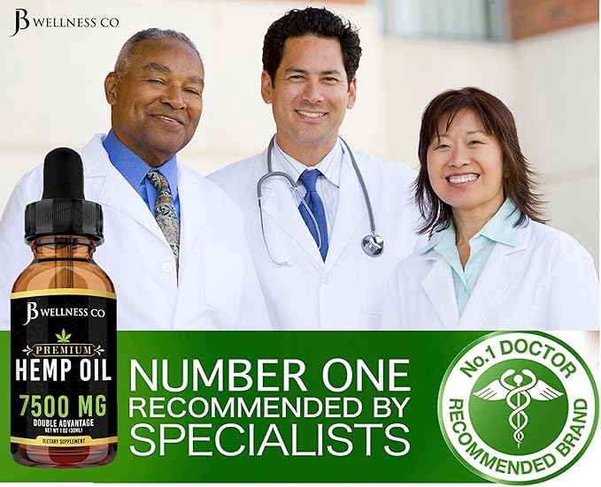 Organic Hemp Oil Extract Drops - Omega Fatty Acids 3 6 9, Non-GMO Ultra-Pure Sugar- Free (2-Pack)