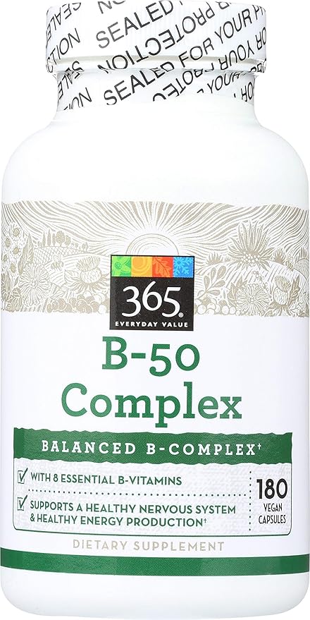365 Everyday Value, B – 50 Complex, 180 ct
