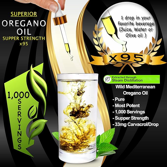Fulvic Acid Humic Ionic Trace Mineral Drops with Electrolytes Plus Oregano Oil Drops Super Strength More Versatile Then Oil of Oregano Softgels and Capsules