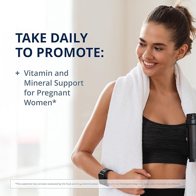 Metagenics Fem Prenatal - Prenatal Vitamin & Minerals Supplement* - Prenatals for Women* - with Vitamin C, Iodine & Biotin - Multivitamins Gentler to The System - 30 Packets