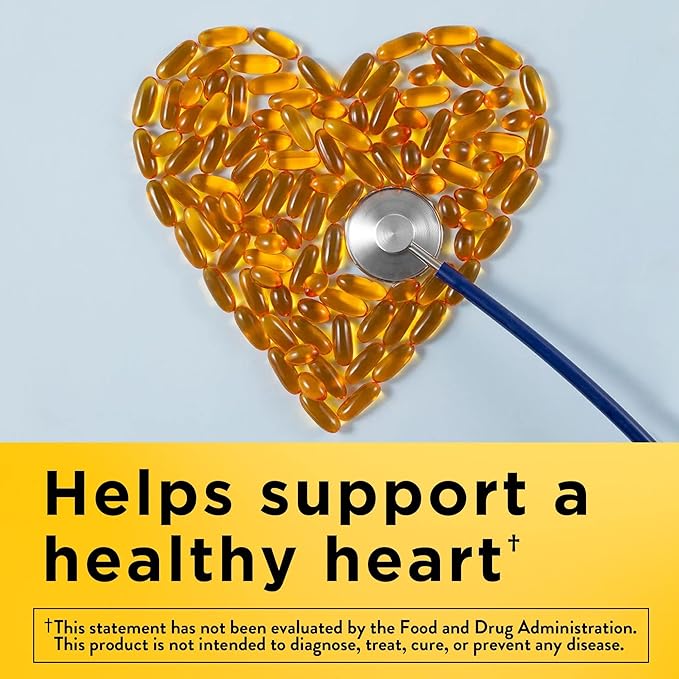 Nature Made Fish Oil Omega 3 Supplements, 1200 mg Softgels, Omega 3 Fish Oil for Healthy Heart Support, 150 Softgels, 75 Day Supply