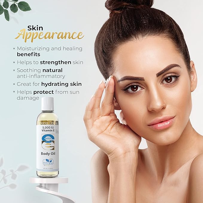 Colonial Dames 5,000 IU Vitamin E Oil Blend Skin Therapy Oil for Whole Body Vitamin E Body Oil for Hydrated Healthy Skin