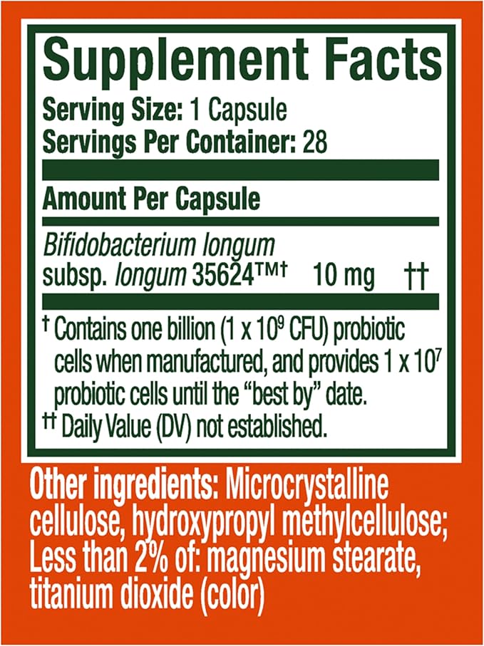 Align Probiotics, Probiotic Supplement for Daily Digestive Health, 28 capsules, #1 Recommended Probiotic by Gastroenterologists (Packaging May Vary)