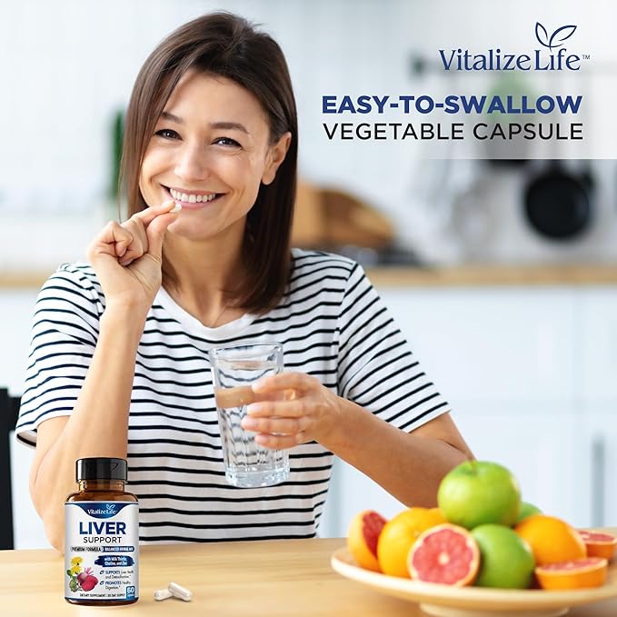 Liver Cleanse Detox & Repair – Milk Thistle Supplement for Liver Health – Liver Detox and Liver Support for Men and Women – Milk Thistle Liver Detox – Liver Pills – Non-GMO, Vegan, Made in USA