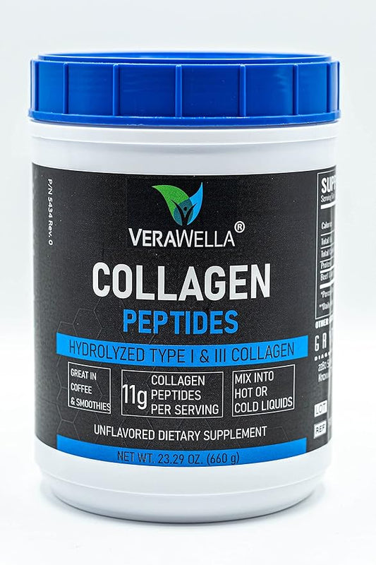 Collagen Peptides | Hydrolyzed Type 1 and 3 | 11 g Serving | 60 Servings | Pasture Raised