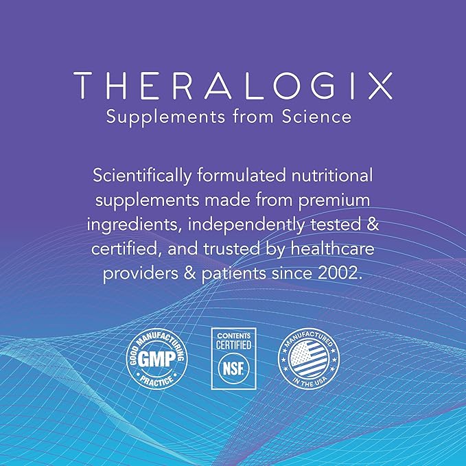 Theralogix CurcuSorb Turmeric Curcumin Supplement - 90-Day Supply - High-Absorption Turmeric Curcumin - Supports Brain, Heart, Immune & Joint Health - Aids Healthy Aging - NSF Certified - 90 Capsules