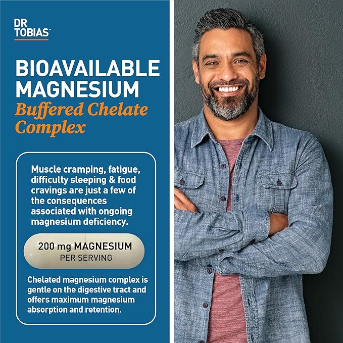 Dr. Tobias Magnesium Bisglycinate and Liposomal Glutathione - Supports Energy, Muscle Function, and Immune Health - Maximum Absorption - Vegan, Non-GMO