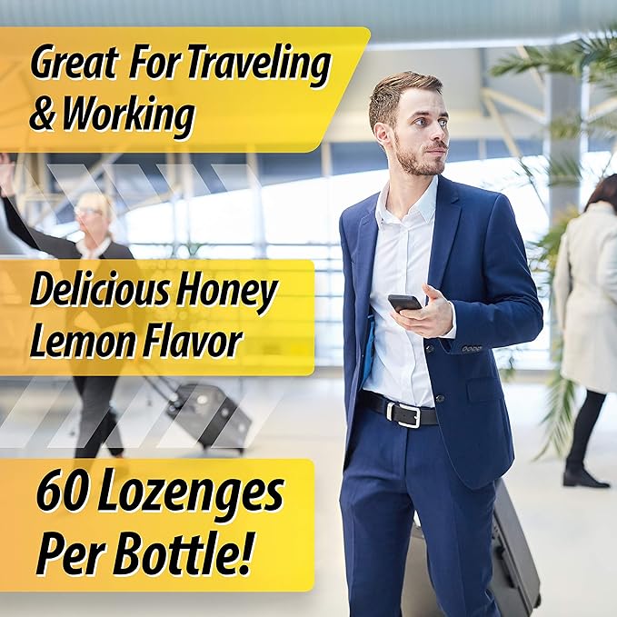 Logenges with Vitamin C and Zinc, Supports Immune System, Potent Antioxidants, 60 Lozenges, 60 Servings
