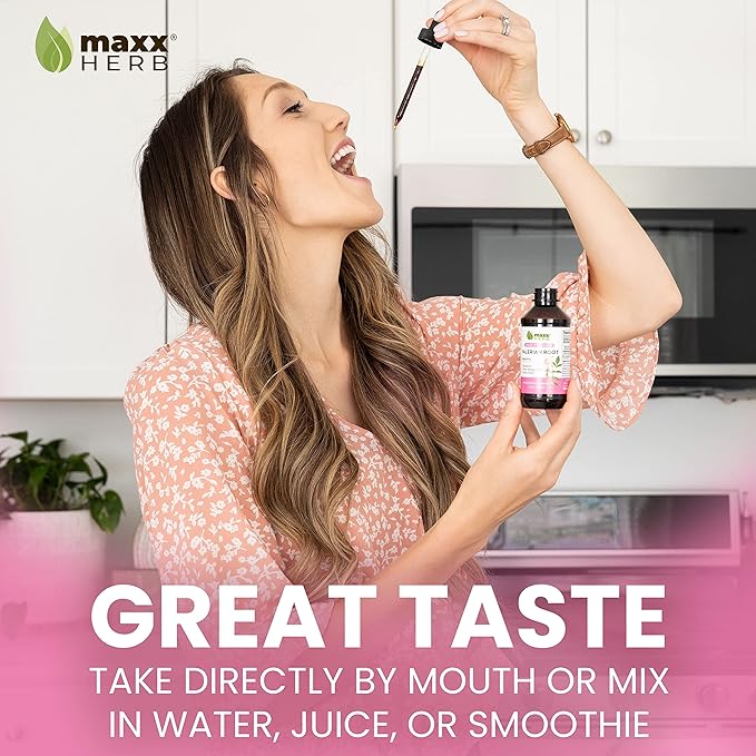 Maxx Herb Valerian Root Extract - Max Strength, Liquid Valerian Root Absorbs Better Than Capsules, for Relaxation and Restful Sleep, Alcohol-Free - 4 Bottles, 4 Oz Each (240 Servings)