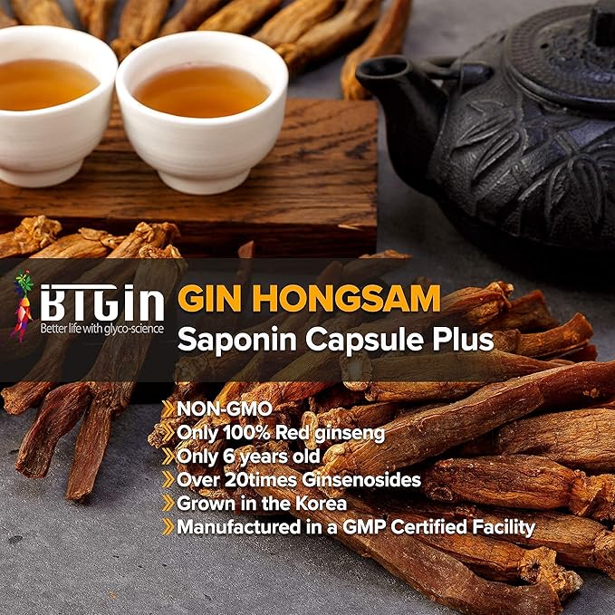 Gin Hongsam Saponin Capsule Plus + VITA Ginseng Kids Premium Bundle