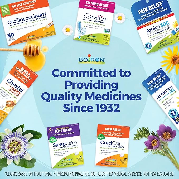 Boiron Chamomilla 9C for Irritability & Restlessness - 80 Pellets