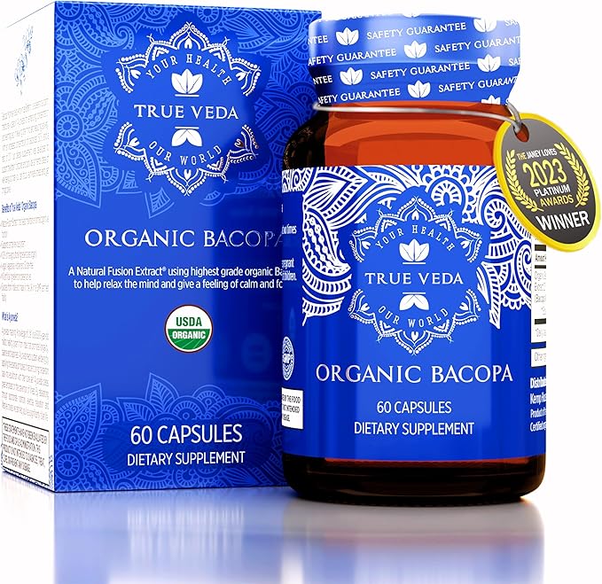 Clarity Bundle USDA Organic | Multi-Award-Winning | Organic Bacopa | Organic MenoHarmony Capsules