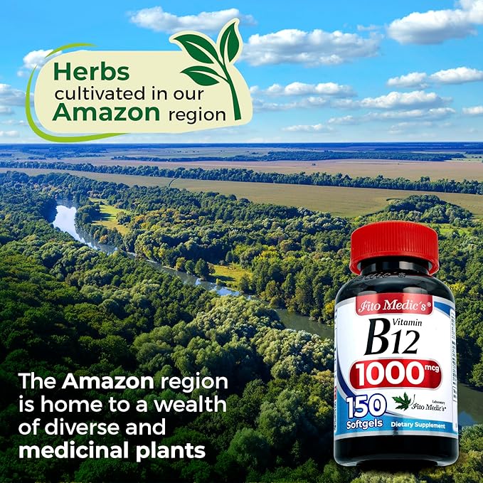 FITO MEDIC'S Lab | Vitamin b12 | 1000 mcg | 150 Servings | b12 | b12 Vitamins | b12 1000 mcg | Ultra high Absorption.