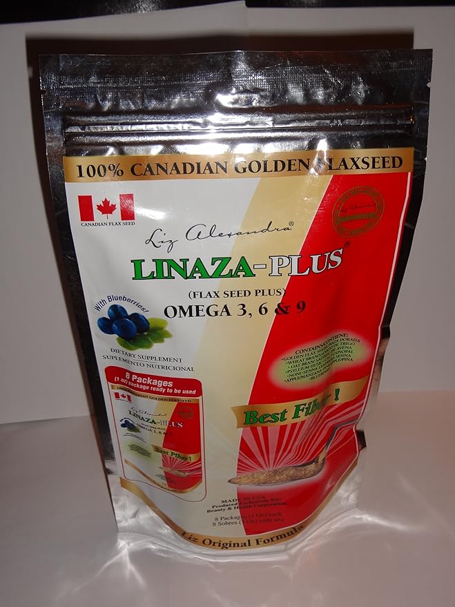 Linaza Plus – Flaxseed Plus Formula with Omega 3, 6 & 9 – Ground Flax Seeds Supplement for Daily Wellness