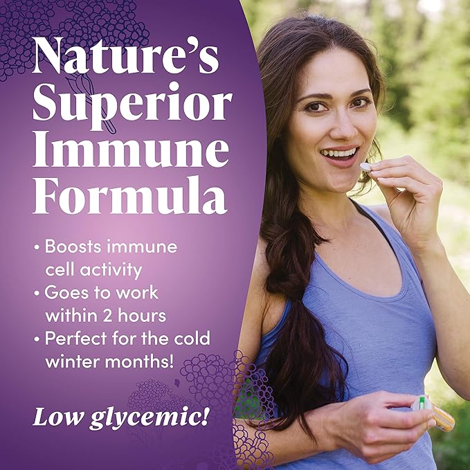 ZAND Immune Fast Elderberry Chews | Boosts Immune Response & Cell Activity w/EpiCor* & Vitamin C, 30 Tablets, 10 Serv.