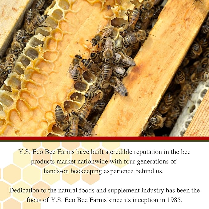 Worldwide Nutrition Y.S. Eco Bee Farms Triple Bee Complex Royal Jelly Bee Pollen Propolis with Korean Ginseng - Health and Wellness Organic Bee Pollen Supplement - 90 Ct w/Multi Purpose Key Chain