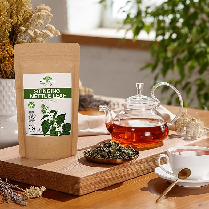 4 oz. Dried Nettle Leaf Tea Ortiga Planta Nettle Herb Bulk Stinging Nettle Leaf Herb Tea (Urtica dioica) - 113g Stinging Nettle Leaves Herbal Tea ortiga verde te