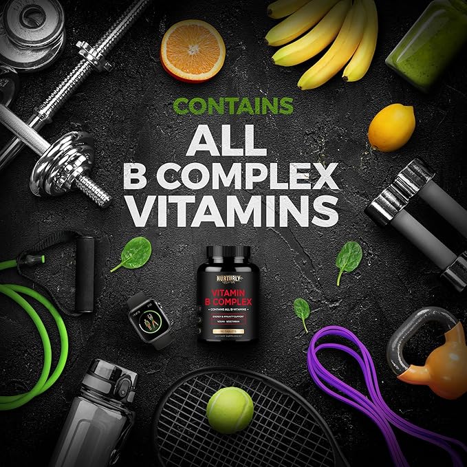 Magnesium and Vitamin B Complex - Magnesium Citrate 500MG - B Vitamins B1,B2,B3,B5,B6,B7,B9,B12 and Biotin - Muscle Relaxatio, Sleep and Energy, Immunity and Mood Support