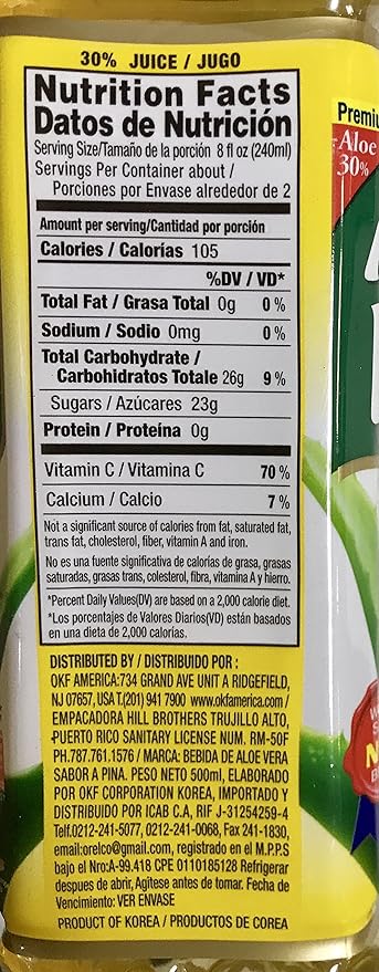 OKF Aloe Vera King Drink (Pineapple, 10)