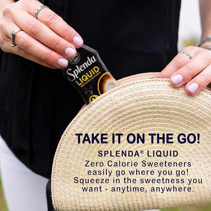 SPLENDA Stevia Liquid Zero Calorie Sweetener Drops, 1.68 Ounce Bottle (Pack of 2)