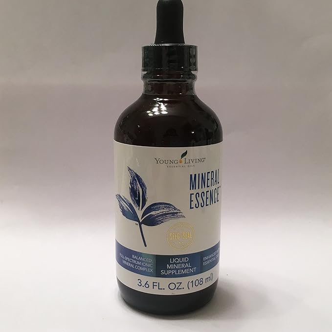 Young Living - Mineral Essence 3.6 fl oz | Daily Intake of Essential Ionic Liquid Minerals | Premium Magnesium-Rich Supplement | Natural Source for Balanced Complex