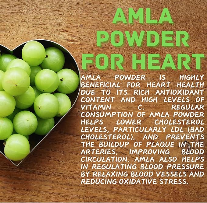 Natural Amla Powder (Indian Gooseberry, Amalaki), Pure Natural Fruit Powder with Vitamin C for Hair Growth & Immune Support, Emblica Officinalis, 5.3 oz / 150 gm