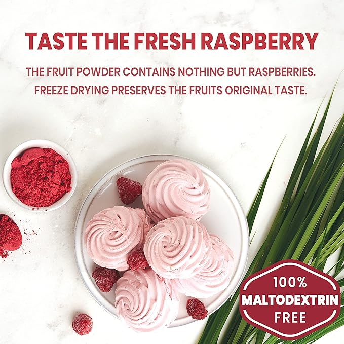 Wild Bilberry Extract Organic Blueberry Powder USDA Organic Raspberry Powder Bundle Blueberries Raspberries Powdered Whole Berry for Baking Bilberry Supplement for Eyes