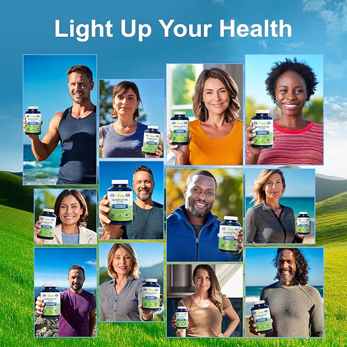 aSquared Nutrition Quercetin 500mg Supplement - 200 Capsules - Quercetin Dihydrate to Support Cardiovascular Health - Max Strength Powder Complex Pills to Help Improve Immune Response