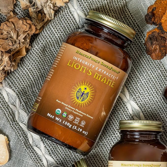 HealthForce SuperFoods Integrity Extracts Lion's Mane - Powder - 150 Grams