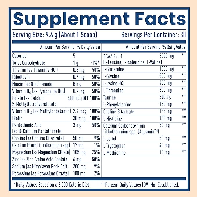 NativePath Native Hydrate, Zero Sugar, Electrolytes Powder with BCAAs, Tangerine Hydration, Keto & Paleo Friendly, 30 Servings