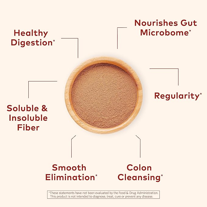 ORGANIC INDIA Psyllium Husk Powder - Pre & Probiotic Fiber Supplement, Organic Psyllium Husk Fiber Supplement with Whole Psyllium Husk, Dietary Fiber, USDA Organic, Vegan, Gluten Free - Orange, 10 Oz
