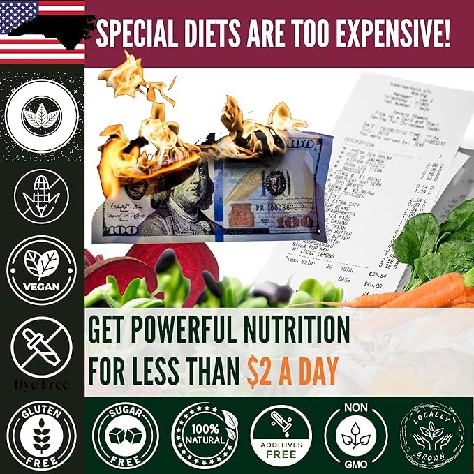 InviNutri Powder for extreme PICKY EATERS ARFID ASD. Transform any food into Superfood with Organic Nutrition Boost, Invisibly Effortlessly Instantly! 40x Nutrient-Rich 30mg Sulforaphane TRIAL PORTION