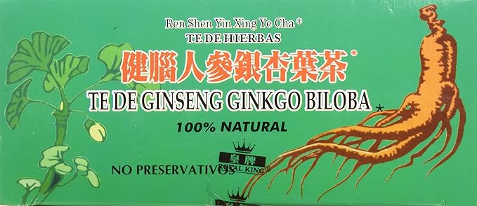Royal King Ginseng Ginkgo Biloba Tea (20 Bags)