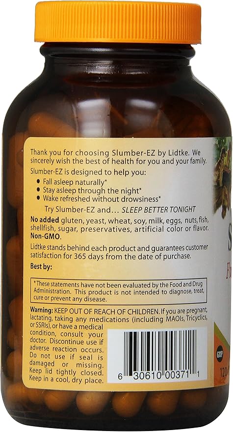Lidtke Technologies Slumber-EZ Capsules, 120 Count